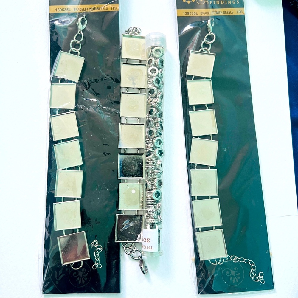 Silver Metal bracelet blanks jewelry making